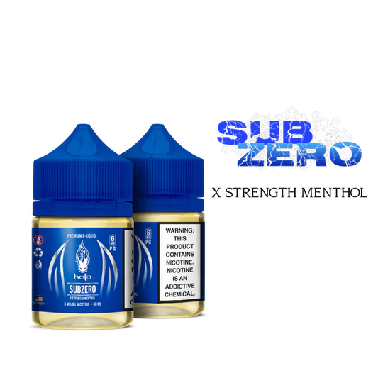 Characteristics of Halo SubZero X Strength Menthol E-Liquid 60ml Wholesale