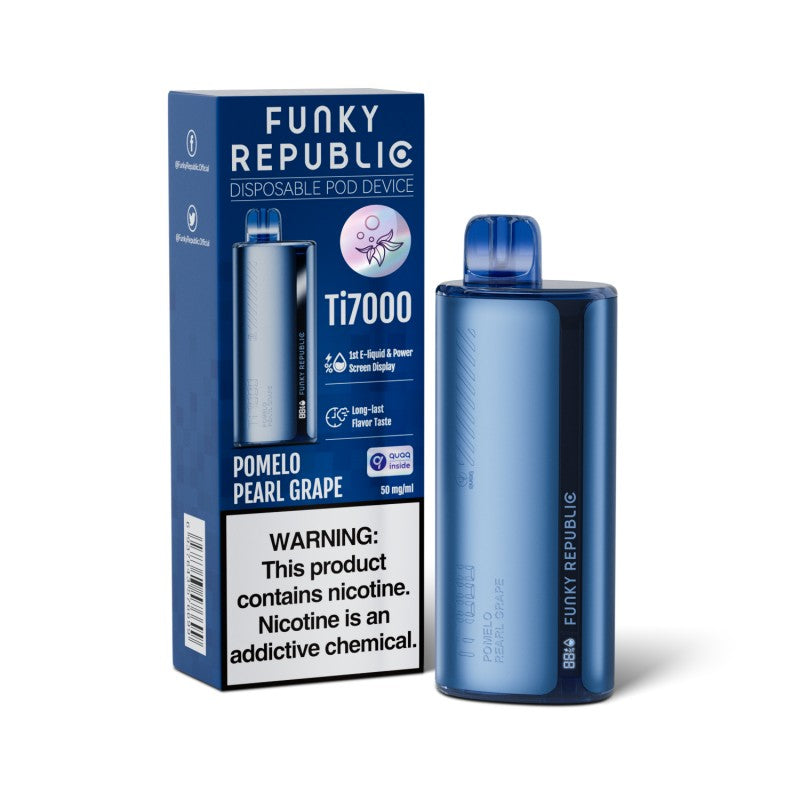 Funky Republic Ti7000 Disposable Vape Device Wholesale 5 Pack