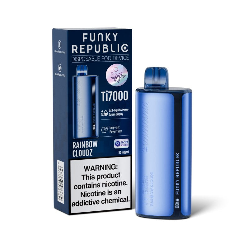 Funky Republic Ti7000 Disposable Vape Device Wholesale 5 Pack