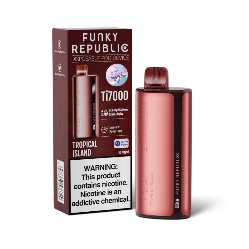 Funky Republic Ti7000 Disposable Vape Device Wholesale 5 Pack