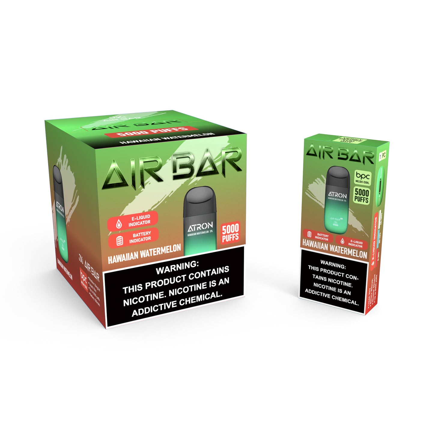 Air Bar Atron 5000 Puff Disposable Vape Wholesale 10 Pack