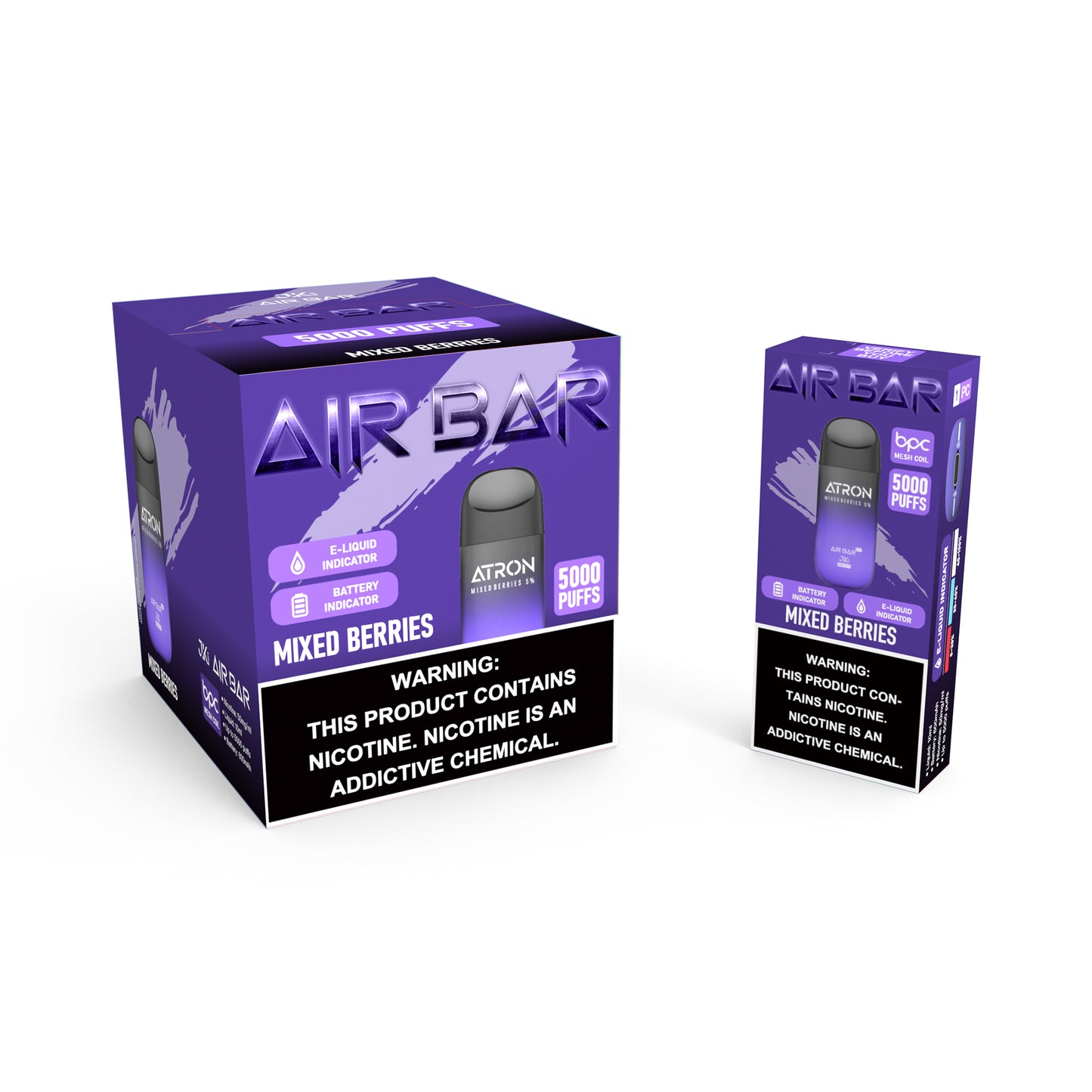 Air Bar Atron 5000 Puff Disposable Vape Wholesale 10 Pack