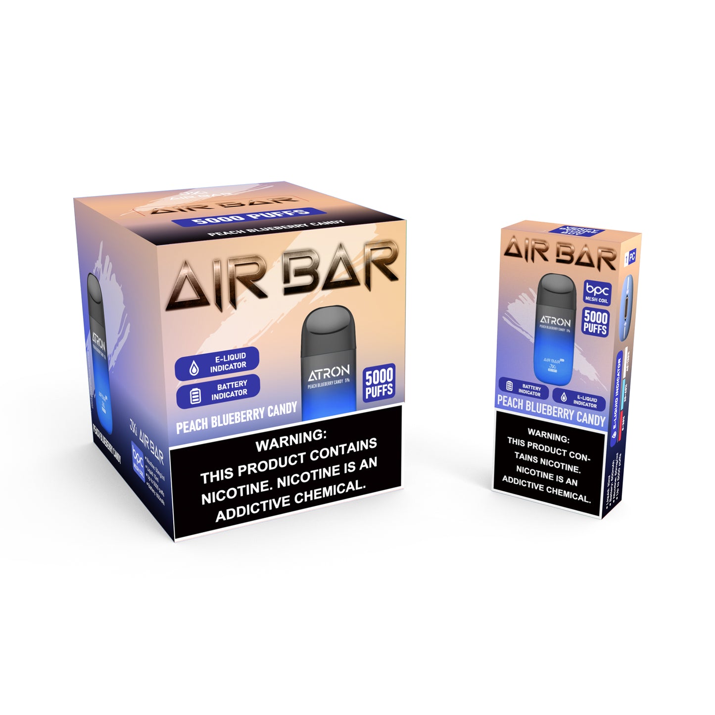 Air Bar Atron 5000 Puff Disposable Vape Wholesale 10 Pack