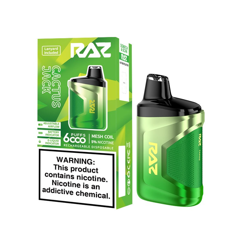 Raz CA6000 Puff Disposable Vape Wholesale 10 Pack