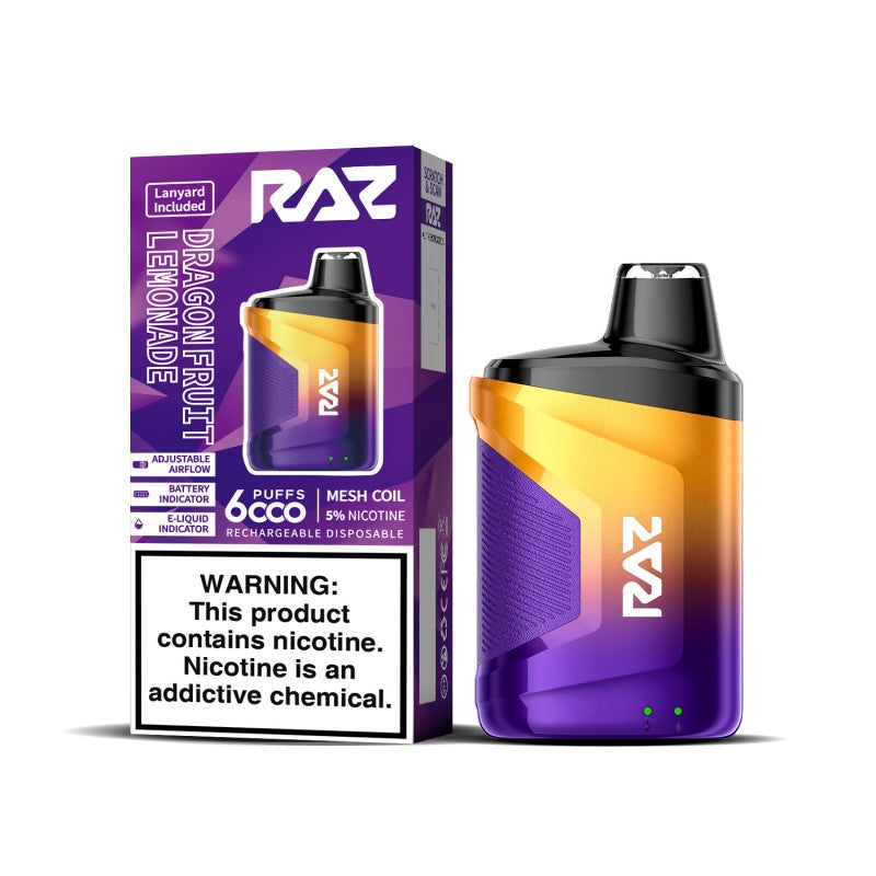 Raz CA6000 Puff Disposable Vape Wholesale 10 Pack