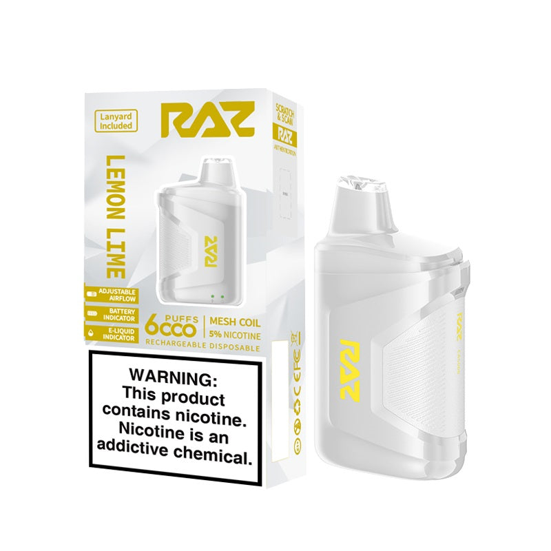 Raz CA6000 Puff Disposable Vape Wholesale 10 Pack