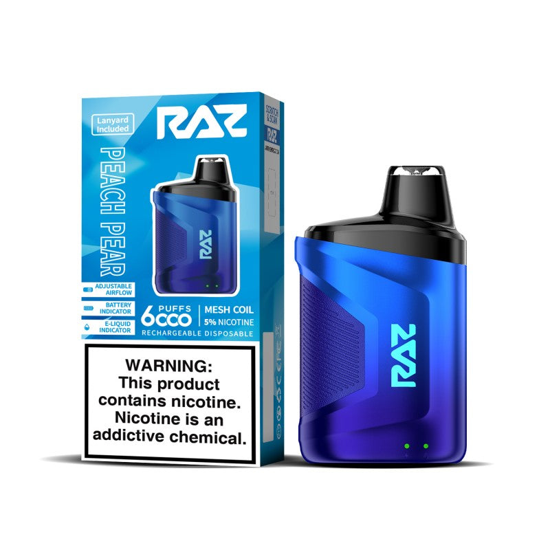 Raz CA6000 Puff Disposable Vape Wholesale 10 Pack