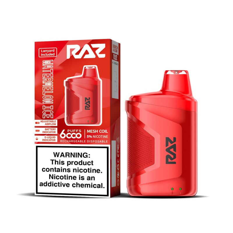 Raz CA6000 Puff Disposable Vape Wholesale 10 Pack