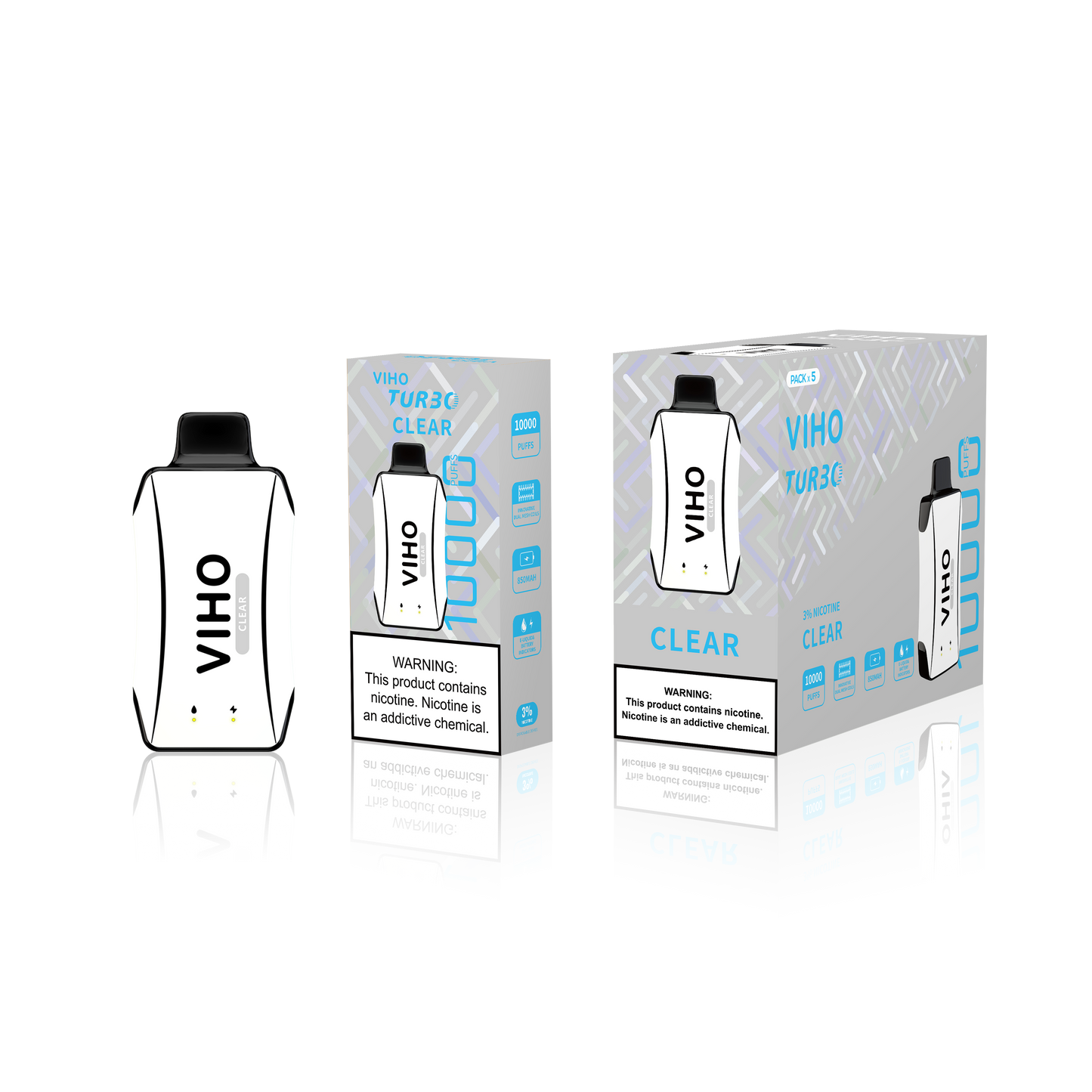 Viho Turbo 10000 Puff Disposable Vape Wholesale 5 Pack