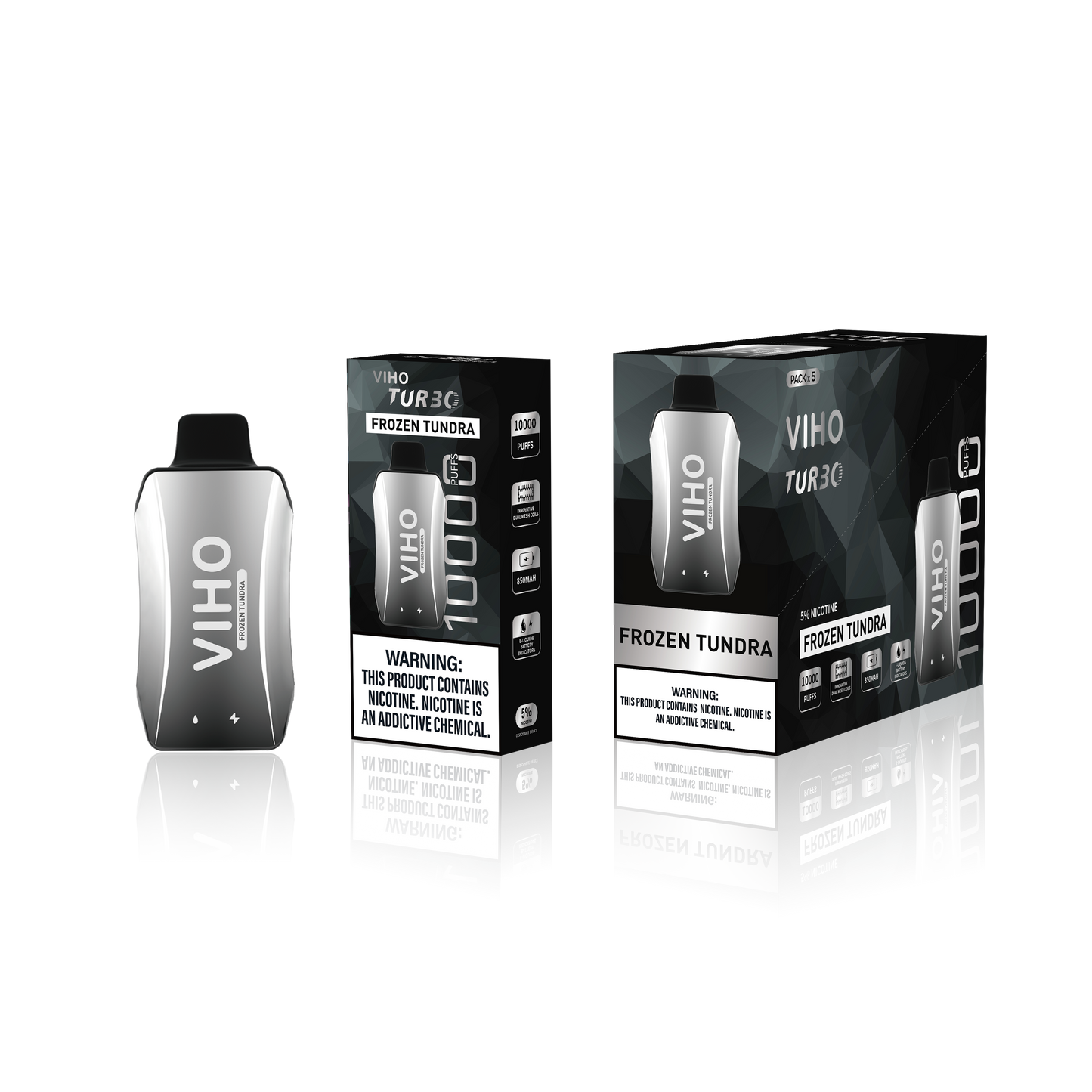 Viho Turbo 10000 Puff Disposable Vape Wholesale 5 Pack