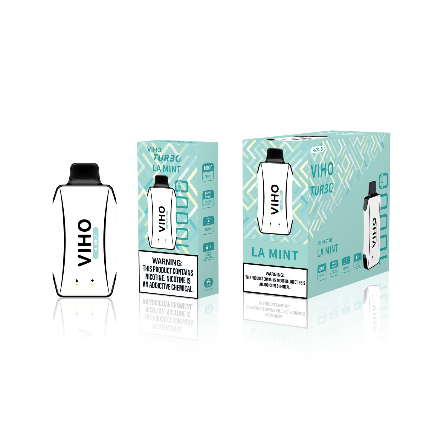 Viho Turbo 10000 Puff Disposable Vape Wholesale 5 Pack