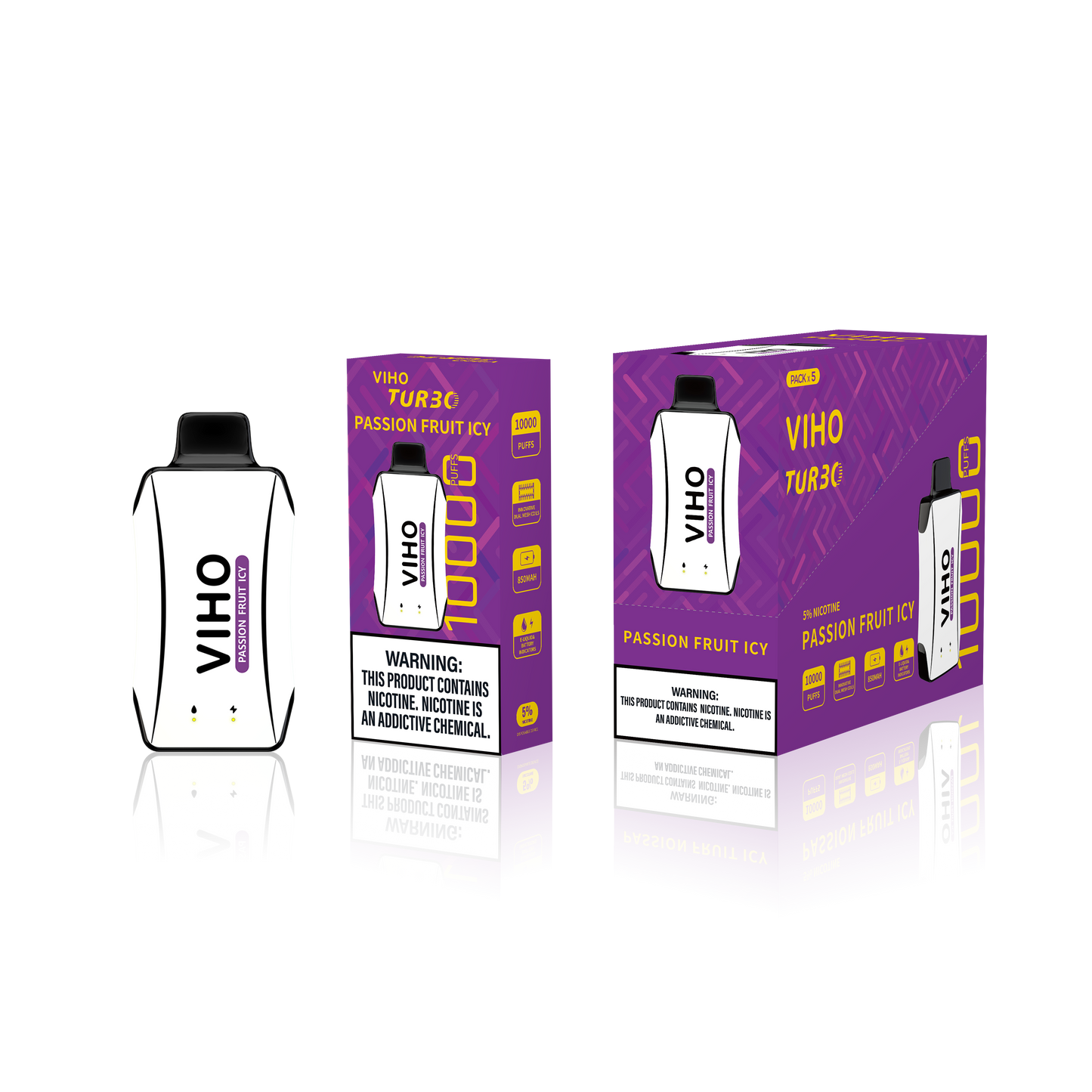 Viho Turbo 10000 Puff Disposable Vape Wholesale 5 Pack