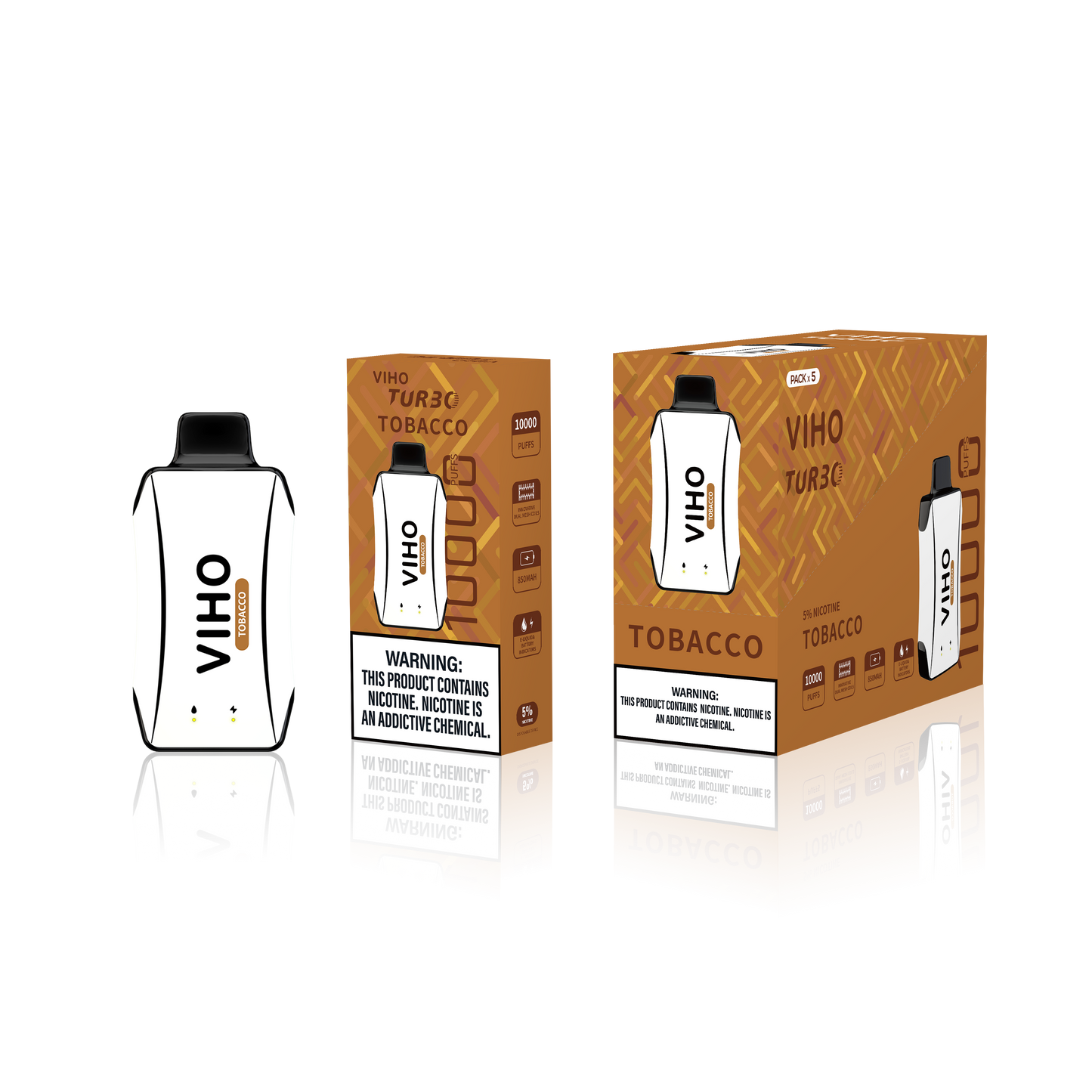 Viho Turbo 10000 Puff Disposable Vape Wholesale 5 Pack