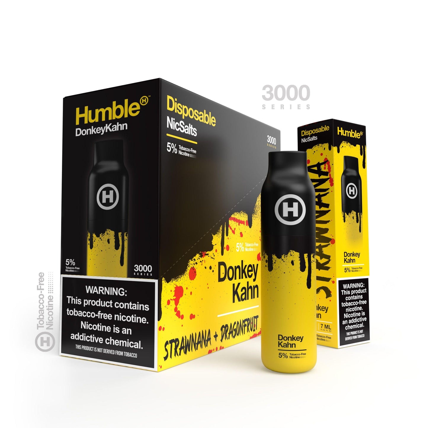 Humble 3000 Puff Disposable Vape Wholesale 10 Pack Donkey Kahn