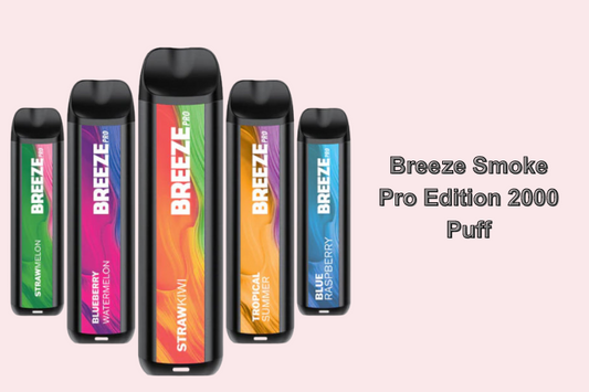 Discover a Multitude of Breeze Smoke Pro Edition 2000 Puff Flavors Available in Bulk