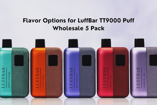 Exploring Variety: Flavor Options for LuffBar TT9000 Puff Wholesale 5 Pack