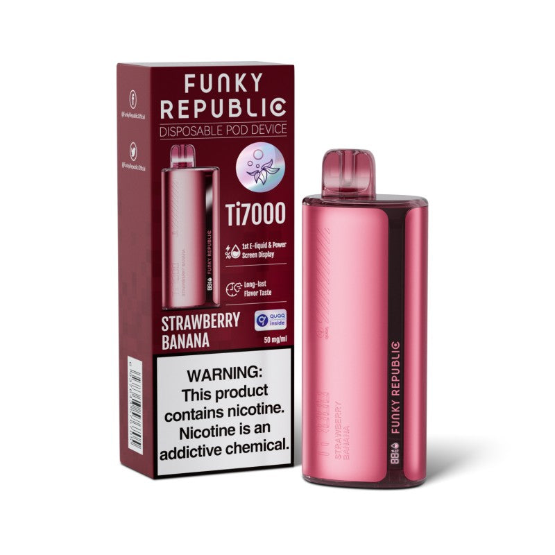 Funky Republic Ti7000 Disposable Vape Device Wholesale 5 Pack