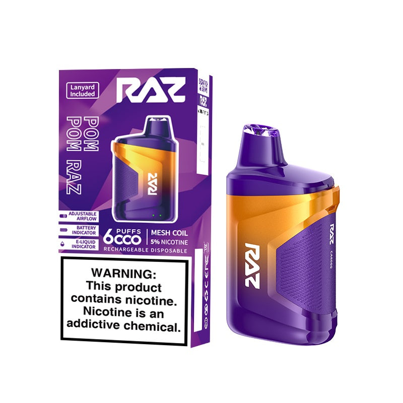 Raz CA6000 Puff Disposable Vape Wholesale 10 Pack