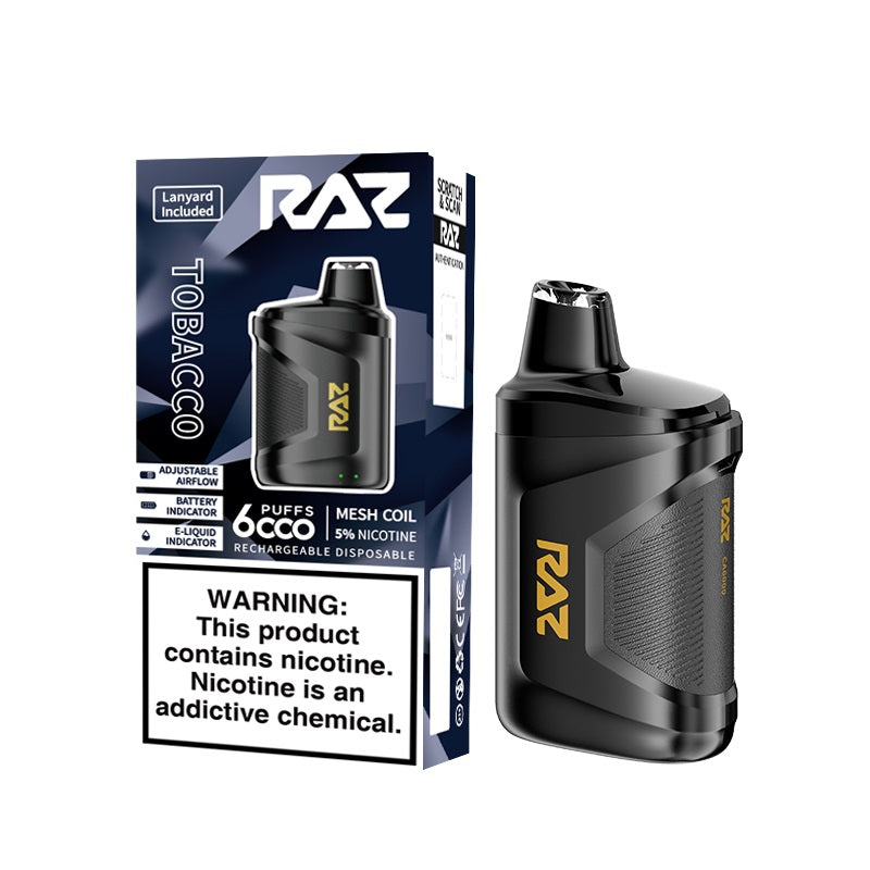 Raz CA6000 Puff Disposable Vape Wholesale 10 Pack