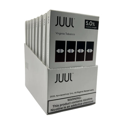 Juul Pods Virginia Tobacco Wholesale Case 8 Pack Virginia Tobacco 5% - 4 Pk