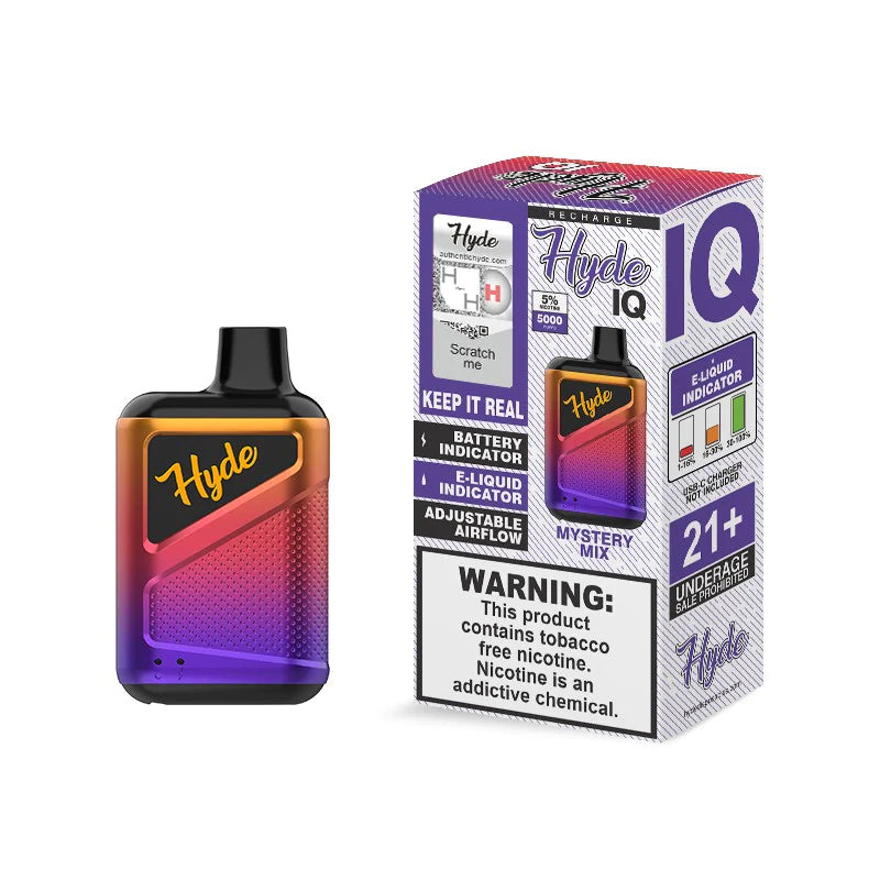 Hyde IQ 5000 Puff Disposable Vape Wholesale 10 Pack Mystery Mix