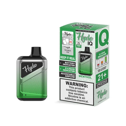 Hyde IQ 5000 Puff Disposable Vape Wholesale 10 Pack Menthol (Minty O's)