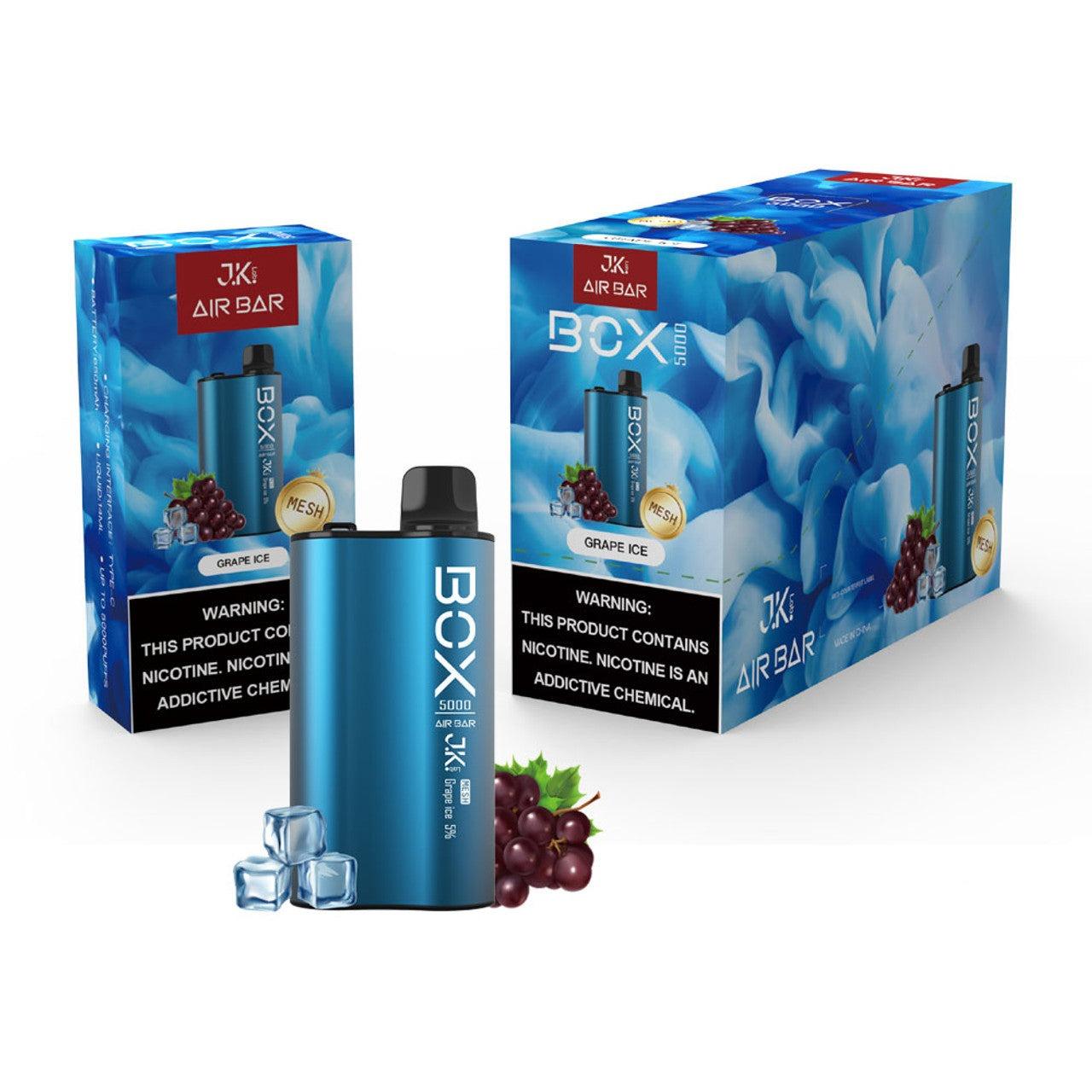 Air Bar Box 5000 Puff Disposable Vape Wholesale 5 pack Grape Ice