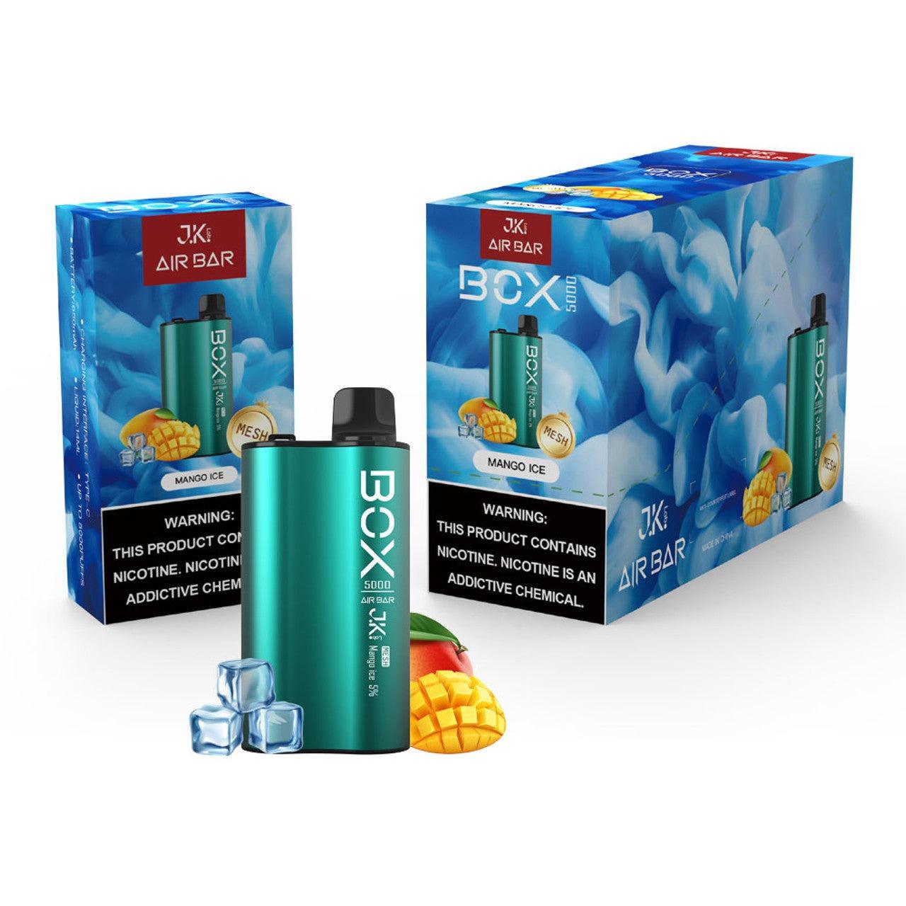 Air Bar Box 5000 Puff Disposable Vape Wholesale 5 pack Mango Ice