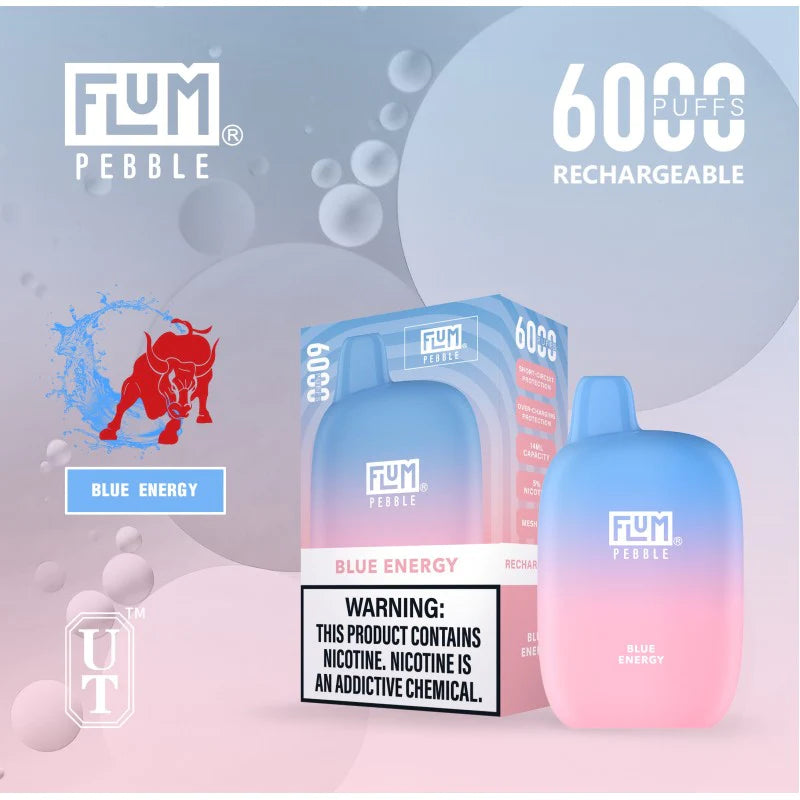 Flum Pebble 6000 Puff Disposable Vape Wholesale 10 Pack