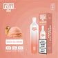 Flum Mini 800 Puff Disposable Vape Wholesale 10 Pack Peach Ice Cream