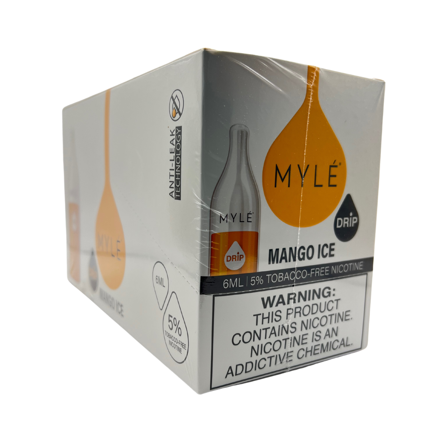 Myle Drip 2000 Puff Disposable Vape Wholesale 10 Pack Mango Ice