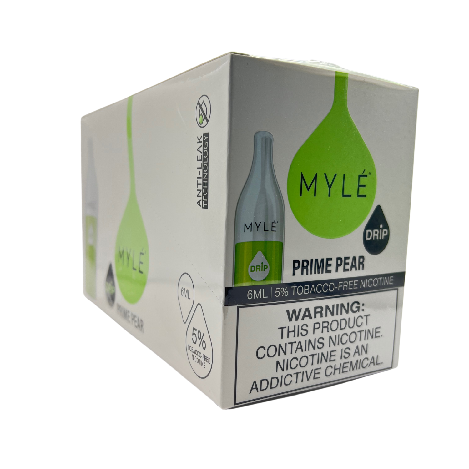 Myle Drip 2000 Puff Disposable Vape Wholesale 10 Pack Prime Pear