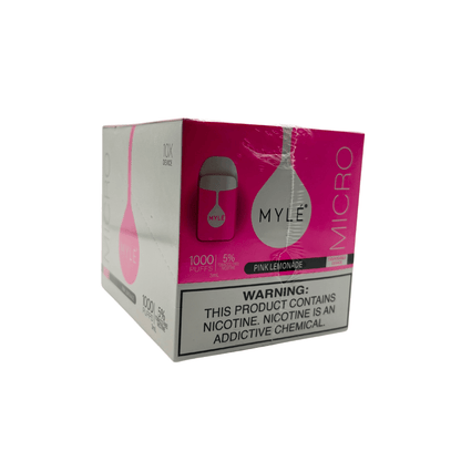 Myle Micro Disposable Vape Wholesale 10 Pack Pink Lemonade