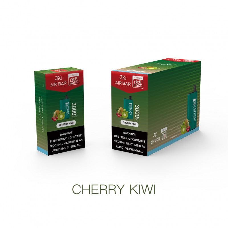 Air Bar Box & Naked 100 Max 3000 Puff Disposable Vape Wholesale 10 pack Cherry Kiwi