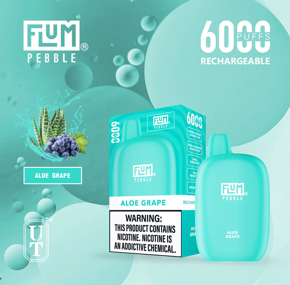 Flum Pebble 6000 Puff Disposable Vape Wholesale 10 Pack