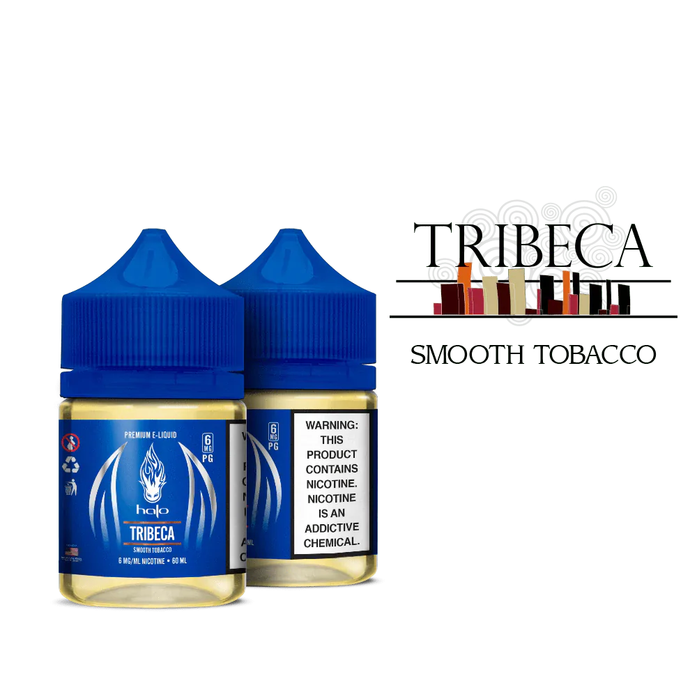 Halo Tribeca Smooth Tobacco E-Liquid 60ml Wholesale